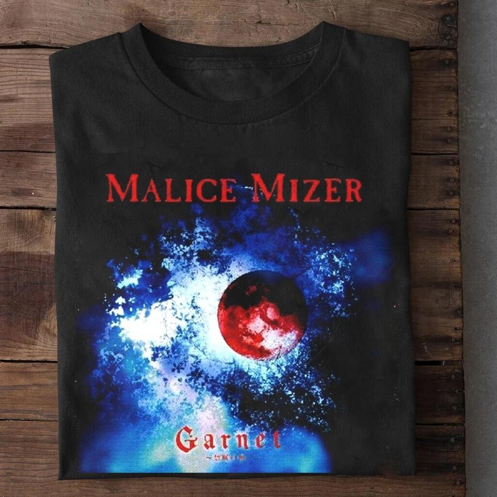 Ретро Malice Mizer Mana-Sama Хлопковая Футболка Все Размеры C22.75 Унисекс S