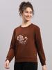 MONTE CARLO Women Round Neck Full Sleeve Sweatshirt