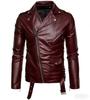 New locomotive slim leather jacket men's leather jacket British fashion men's PU leather jacket trend