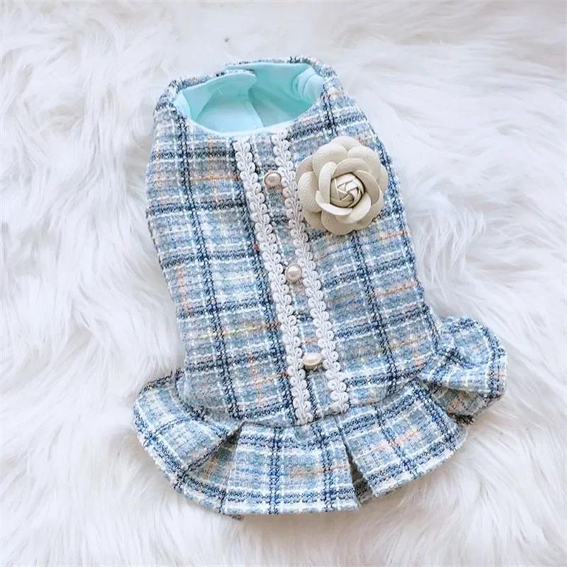 Pet Dog Dress Winter Cat Clothing Small Dog Costume Chihuahua Puppy Yorkshire Poodle Bichon Pomeranian Schnauzer Dog Clothes