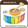 Toy Rocking Activity Educational Wooden Musical Hammer Birthday Gift for Year Olds Edutē I'm Toy, Toy, Instrument, Toy, Shape-Matching Puzzle, 1-2