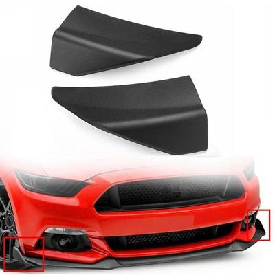 Μπροστινός προφυλακτήρας Slitter Lip Diffuser Μαύρες στρογγυλεμένες άκρες για Ford Mustang 2015 2016 2017 Αξεσουάρ αυτοκινήτου