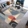 Fashionable Stylish Geometric Lines Washable Modern 3D Printing Carpet Mat Living Room Bedroom Toilets Rugs Area Rug