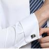 Loose Business Men's French Cufflink Shirt Men's White Shirt Gala Men's Clothing