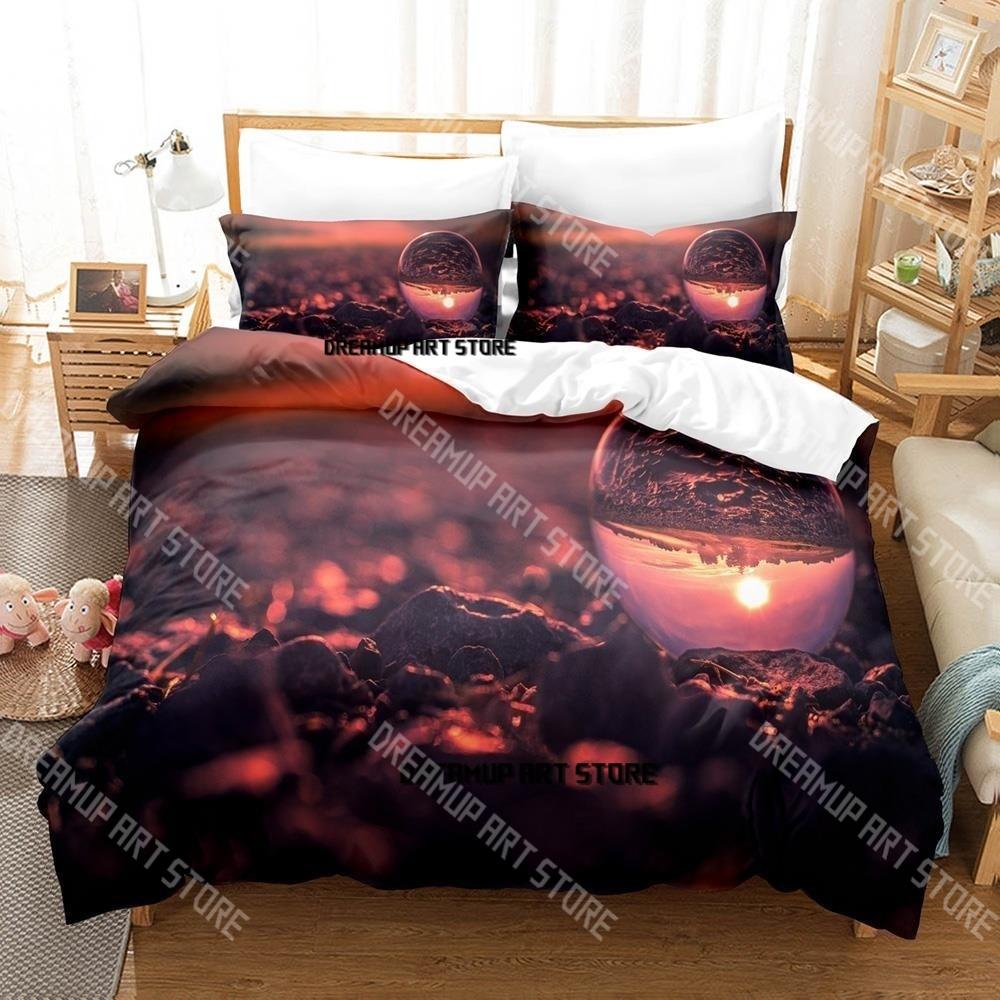 Fashion Art landscape outdoor Bedding Set Single Twin Full Queen King Size Bed Set Kids Bedroom Duvetcover Sets Bed Sheet Set