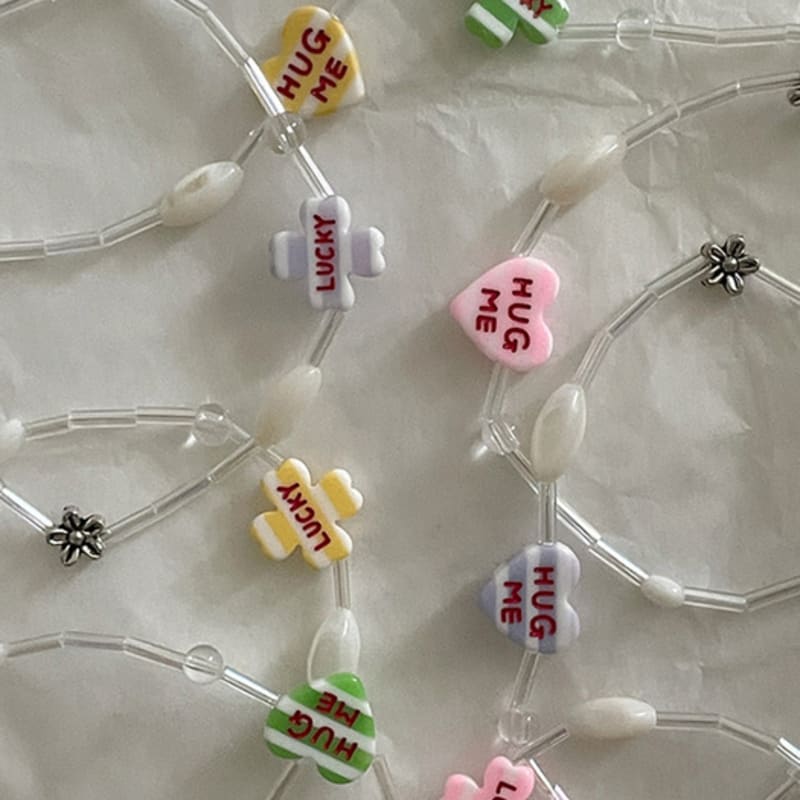 OUI SAY YES! Stripe Lucky & Hug Me Bracelet_BR361