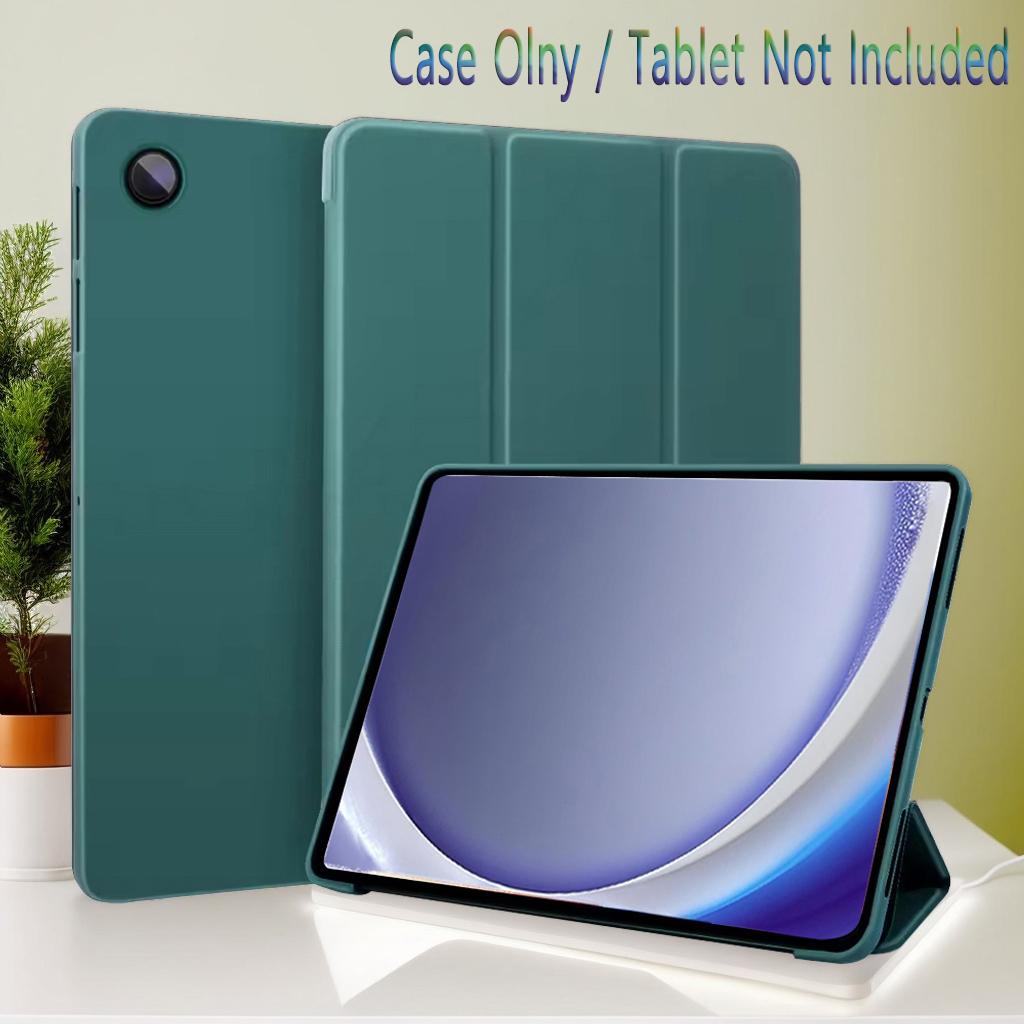 For Samsung Galaxy Tab A9 8.7 (SM-X110 SM-X115) / A9 Plus 11 (SM-X210 SM-X215) Soft Silicone Case Magnetic Flip Smart Cover