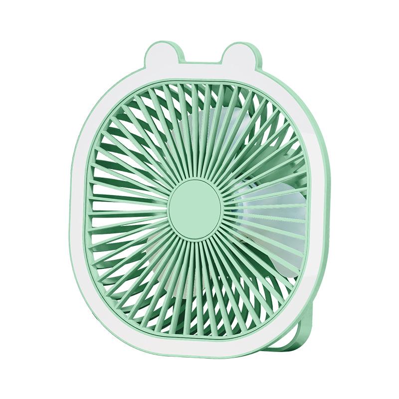 2026 USB Cartoon Desktop & Wall-mounted Fan for Home, Dorm, or Travel