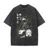 Vintage Washed The Guy She Was Interested in Wasnt A Guy At All T Shirt Men Women Clothing Harajuku Oversized Casual Tshirt