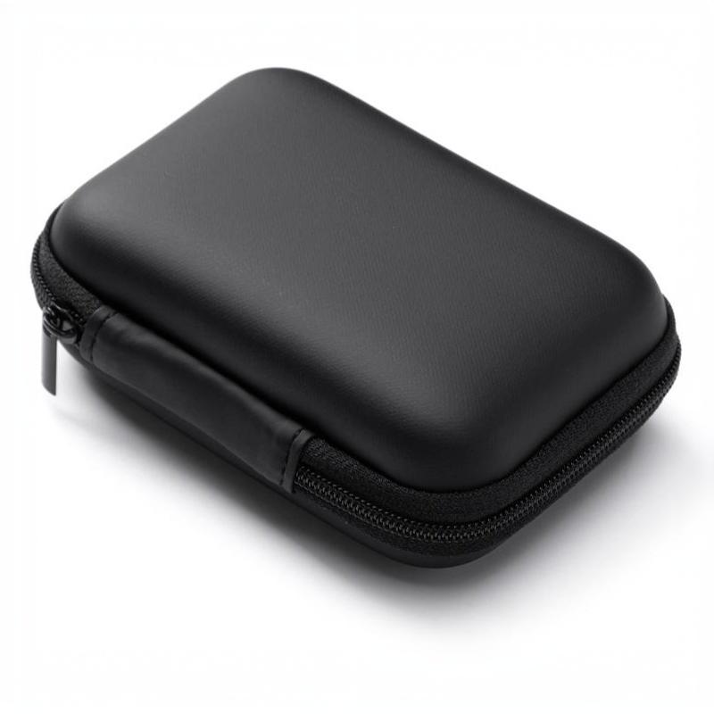 Hard Eva Storage Case With Shockproof Shell And Mesh Pocket For Cameras Cables Earphones And Small Gadgets