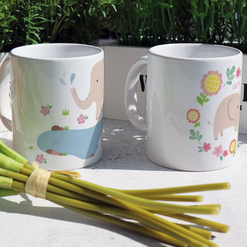 pa396-Design Mug 2p-Baby Elephant