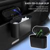 Multi-function Car Bin Black Flip Case Rubbish Holder New Garbage Can