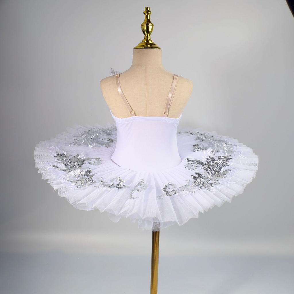 Volwassen Kinderen Klassiek Professioneel Ballet Tutu Witte Zwaan Meer Pannenkoek Tutu Ballerina Feest Danskostuums Balletjurk Meisjes Vrouwen