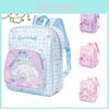 Süßer Melody Cinnamoroll Cartoon PU-Leder Schulrucksack für Teenager