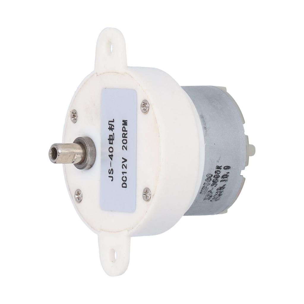 Getriebemotor Kunststoff Geschwindigkeitsreduzierung Getriebe DC 12V 20 U/min für Spielzeugausrüstung Maschinen JS?40