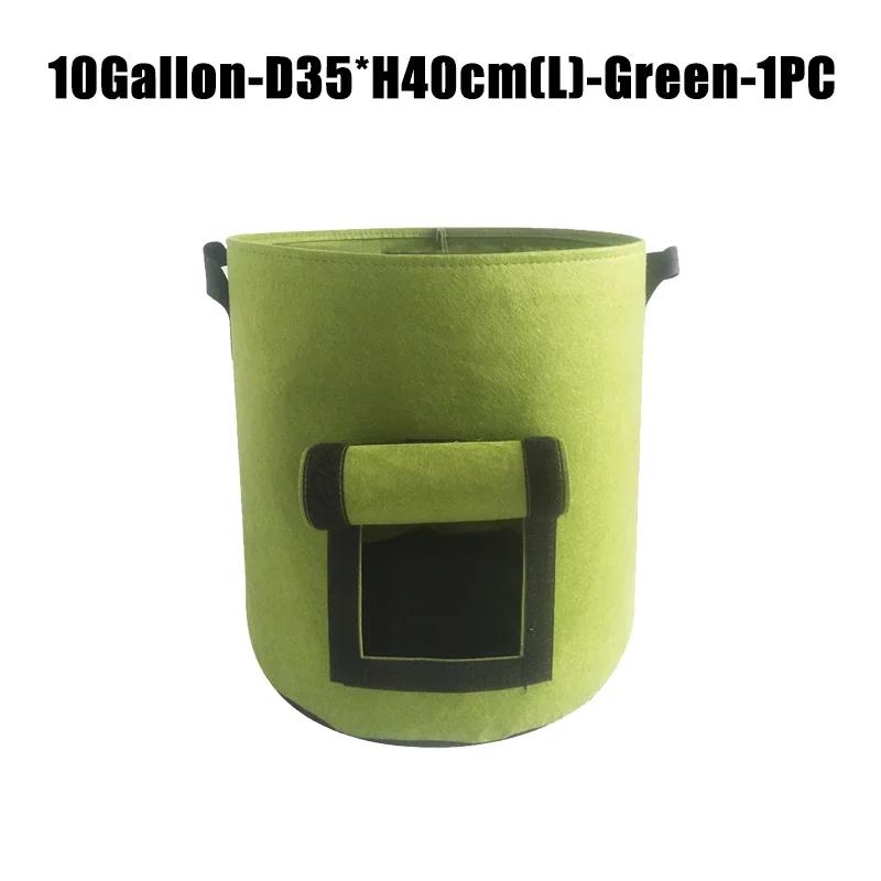 1/5/10 STÜCKE 5/10 Gallonen Pflanzsäcke für Garten Gewächshaus Kartoffeltopf Gemüse Anbausäcke Feuchtigkeitsspendende Gartenwerkzeuge