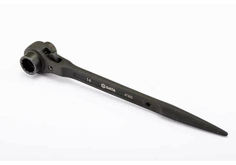 SATA Pointed Tail Double-End Ratchet Wrench 47305-47313