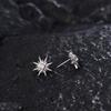Eight-pointed Star Earrings Small, Cold and Fashionable Earrings for Your Girlfriend
