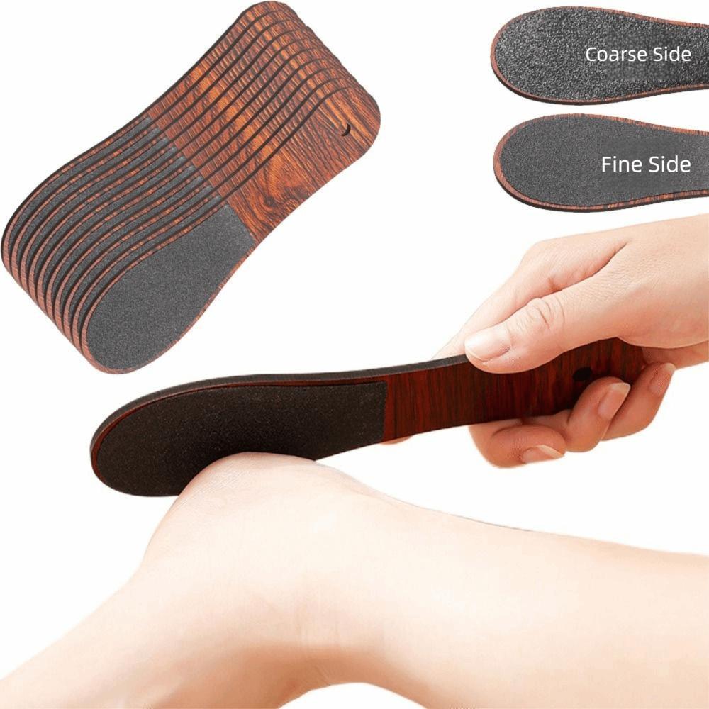 10Pcs Double Sided Foot Callus Remover Waterproof Dead Skin Pedicure Tool  Foot Care