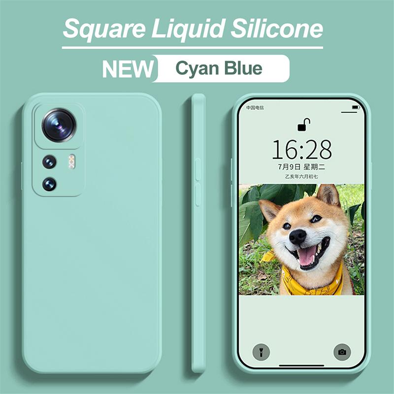 

Для Xiaomi 12T Pro Чехол квадратный жидкий силиконовый протектор объектива камеры мягкий чехол для Xiaomi Mi 12T 12 T Pro Mi12t Pro Чехлы для телефонов For Xiaomi 12T Pro