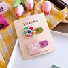 2pcs korean geometric hairpin rainbow color-block girl bangs side clip cute cartoon girl hairpin headwear
