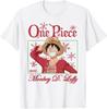 One Piece Anime Happy Holidays Luffy Christmas Snowflakes T-Shirt