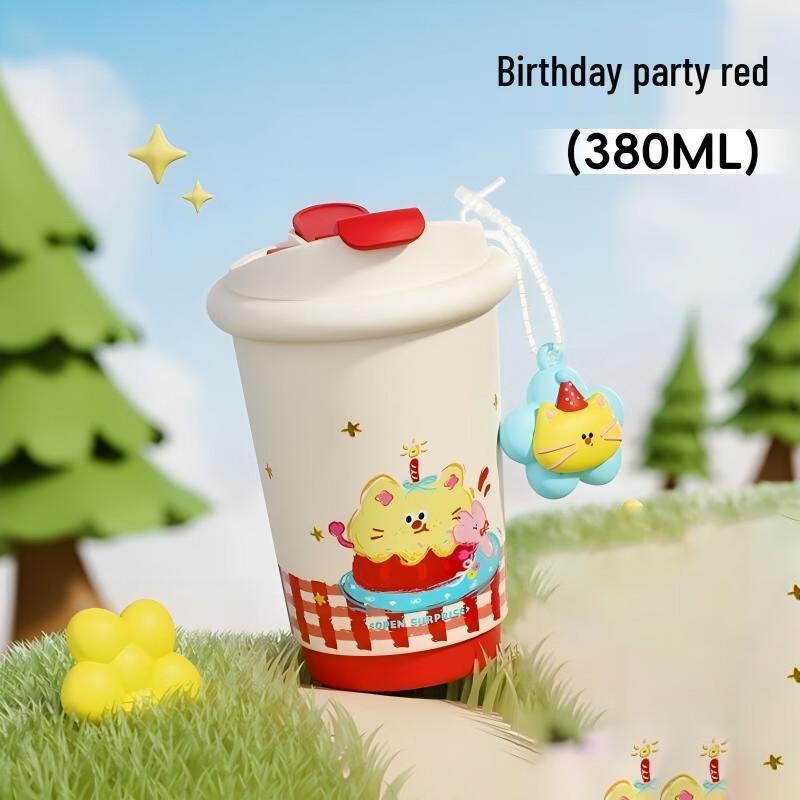 Wushengwu 380ml 316L Stainless Steel Insulated Mug