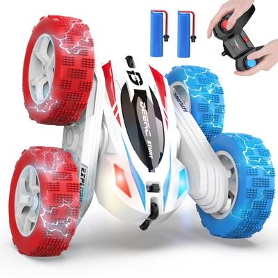 DEERC Radyo Kontrollü Araba Akrobasi RC Uzaktan Kumandalı 360 Derece Araç 40 Günlük Kablosuz İlkokul Ortaokul için 2 Koşu ile Birlikte Gelir