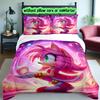 3pcs Sonic Bedding Set for All Season Use, Cozy Printed Bedclothes Suitable For Bedroom Ideal Birthday Gift for Family