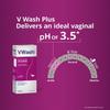 VWash Plus Intimate Hygiene Wash For Women 350 ml Daily Use Gentle Cleanser Prevents Itching Dryness Irritation Maintains Healthy Balance Paraben