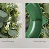 Silk Eucalyptus Wreath with Artificial Flowers and Greenery for Scene Decoration