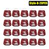 1-20PCS Tinplate Handbag Candy Box Children's Gifts Small Tin Box Mini Handbag Christmas Decoration Supplies Christmas Candy Box