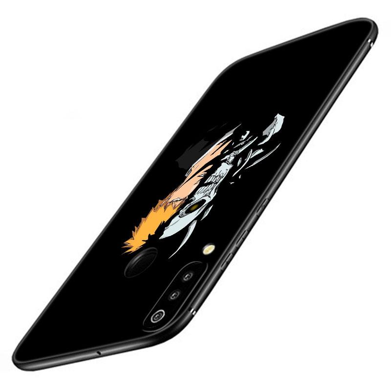 Anime BLEACHS Phone Case For Samsung Galaxy A01 A03 Core A04 E A02 A05 A10 A20 A21 A30 A50 S A6 A8 Plus A7 2018 Black Cover