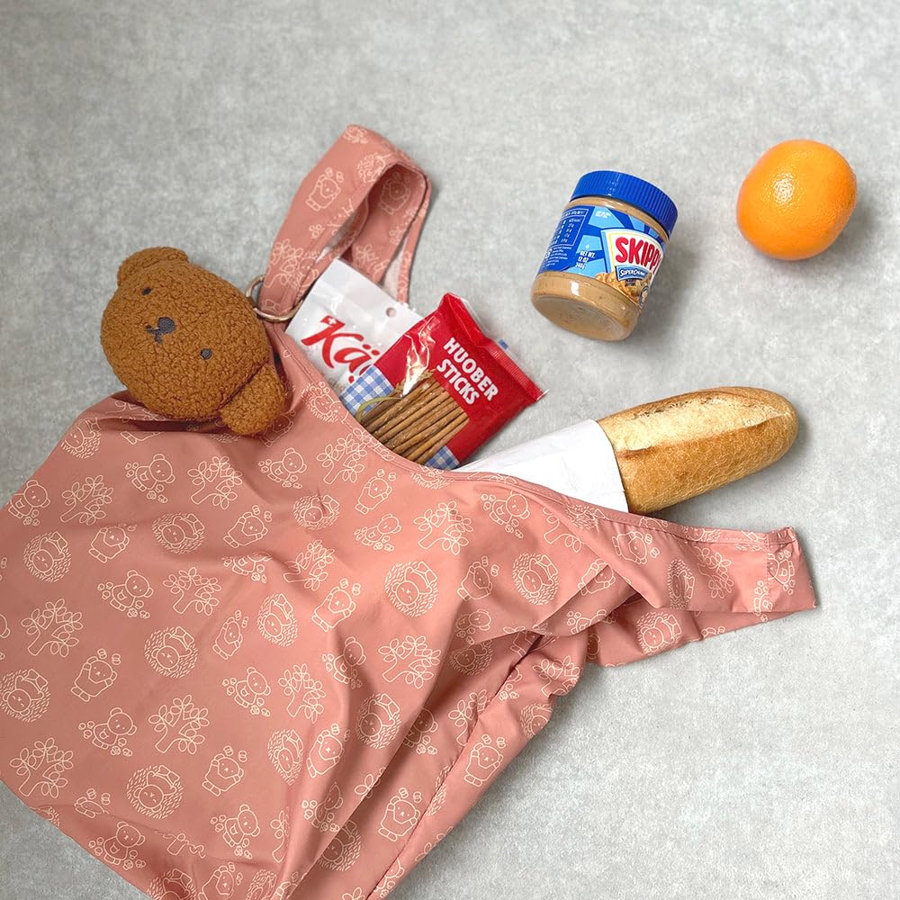 HEMING'S Dick Bruna Boris Charm Tote Bag in Yellow [4076703] [Keychain, Dick Bruna Character, Shopping Bag, Sub-Bag, Compact, Cute, Stylish, Miffy,