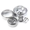 14pcs Stainless Steel Round Dumplings Wrappers Molds Set Cutter Maker Tools