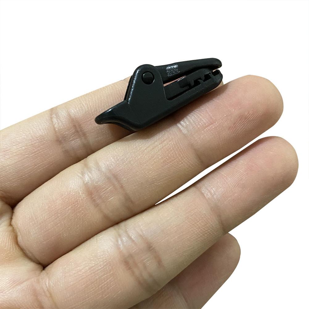 - 10Pcs Camping Tent Tarp Clips with Carabiner Hook for Awnings Canopies (Silver