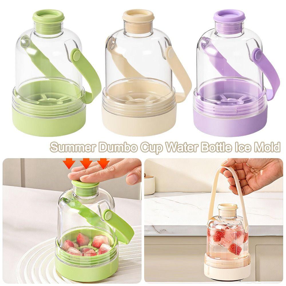 Anti-leakage Water Bottle Ice Cube Tray Water Injection Ice Cube Mold Ice Tray Mold  Summer