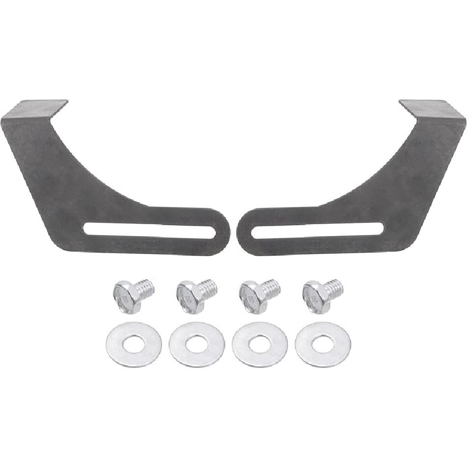 

HARFINGTON 2pcs Bench Grinder Tool Rest 7.87 Carbon Steel Bracket Tool Part Set with Screw for Bench Grinder Polisher, Black 9.84