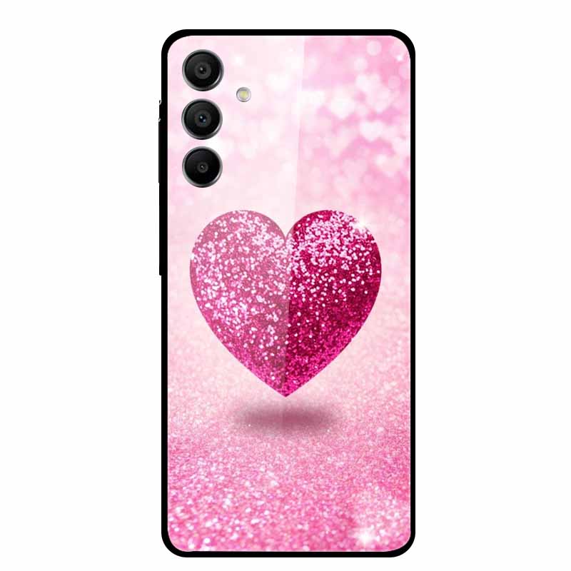 Tempered Glass Case for Samsung Galaxy A16 5G Back Cover Hard Case for SamsungA16 Phone Case Fundas Cool Protective Cute Bumper
