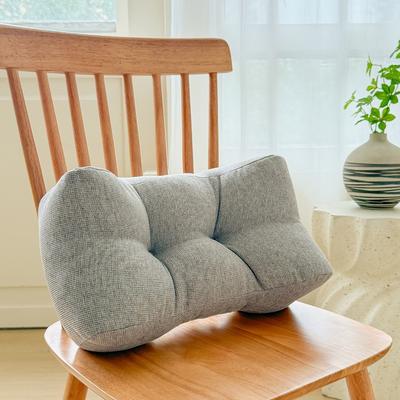 Back Pillow Soft Linen Waist Pillow Washable Comfortable Lumbar Pillow Thickened Chair Cushion Home Decor