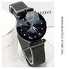 RORIOS Watch Magnetic Mesh Band Sparkling Crystal Starry Sky Stylish Fashion Quartz Watch for Women Analog Watch Black Women's