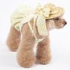 Blumen Strohhut Welpe Sommer Accessoire