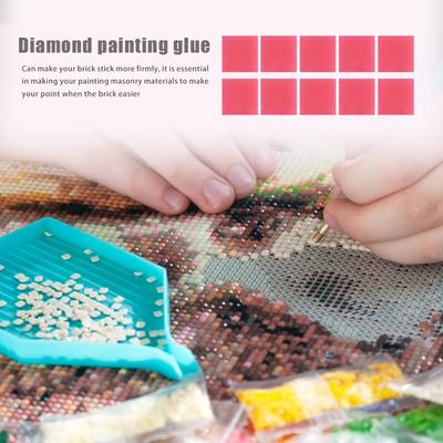 20/50pcs 2x2cm Diamond Painting Accessories Glue Clay Wax Mud Simple Handcraft Diamond Cross Stitch Painting Accessories Tools