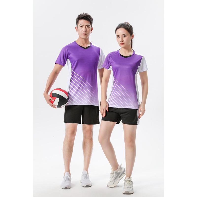 Blue Whale Men's and Women's Quick-Dry Volleyball Uniforms for Student Club Training and Competition