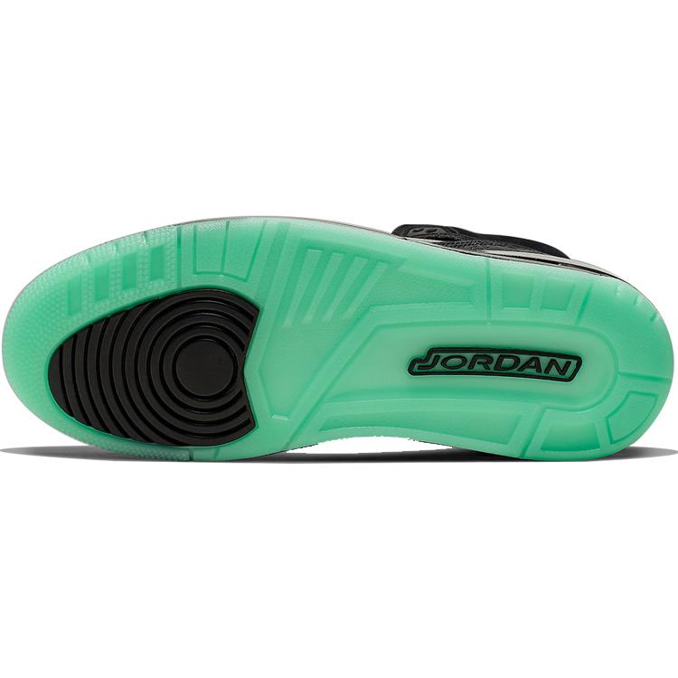 Jordan Spizike Black Green Glow 315371-032