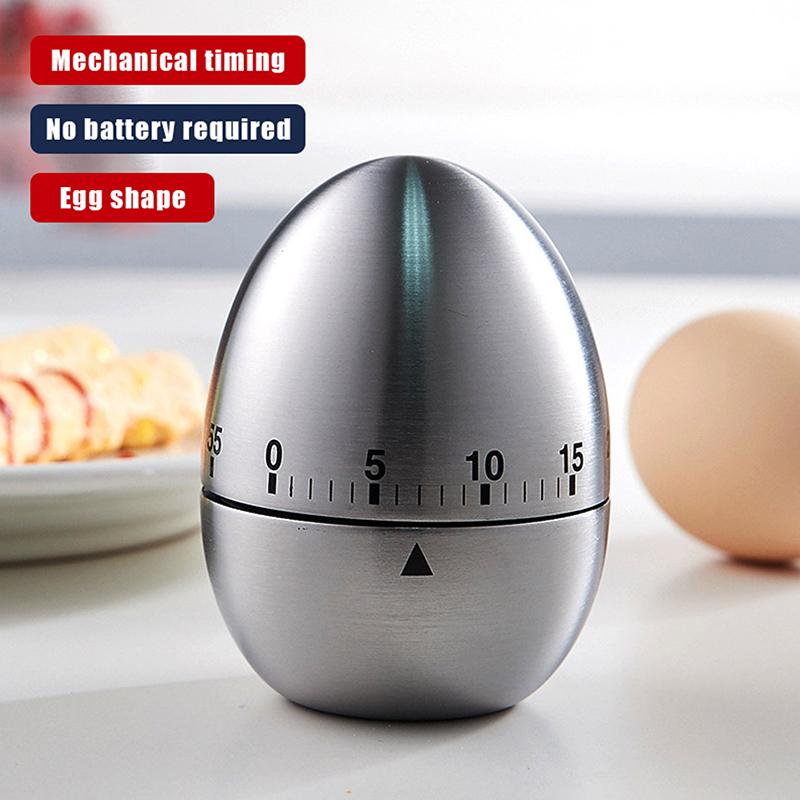 Eieruhr Eiförmiger Küchentimer Rein Mechanische Struktur Für Sichere Und Genaue Zeitmessung Ihres Kochens Und Backens