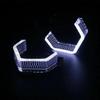 2,5-дюймовые 5D Кристальные WRGB LED Ангельские Глаза Гало-Кольца Прямоугольные Накладки Дневных Ходовых Огней С Поворотником Управление Через Приложение Для Автомобильной Фары