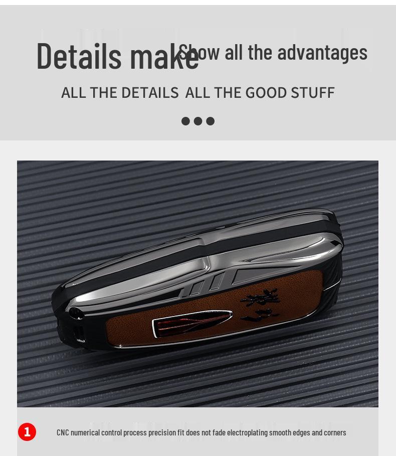 2019-2022 Hongqi HS5 & HS7 Key Cover: Stylish Metal Protective Shell for Men & Women