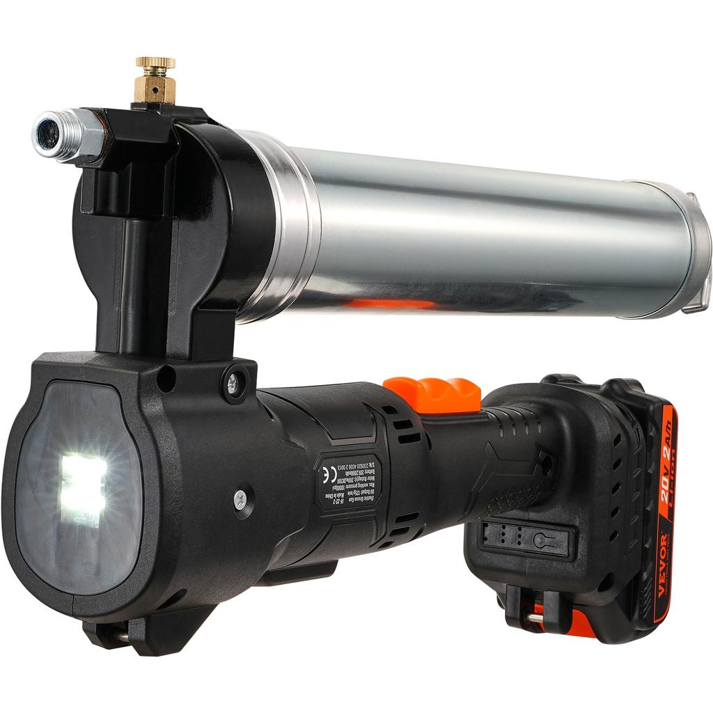 VEVOR Cordless Grease Gun, 20-Volt, 10,000 PSI, 39" Long Hose