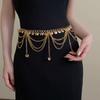 .1 Stück Damen Hüftketten Schmuck Mode Schmetterling Bauch Körper Dekoration Metall Mehrschichtig Hosenkette Sommer Rock Zubehör